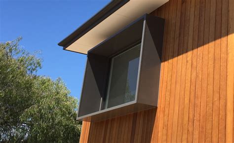 contemporary steel box window detail|modern window details.